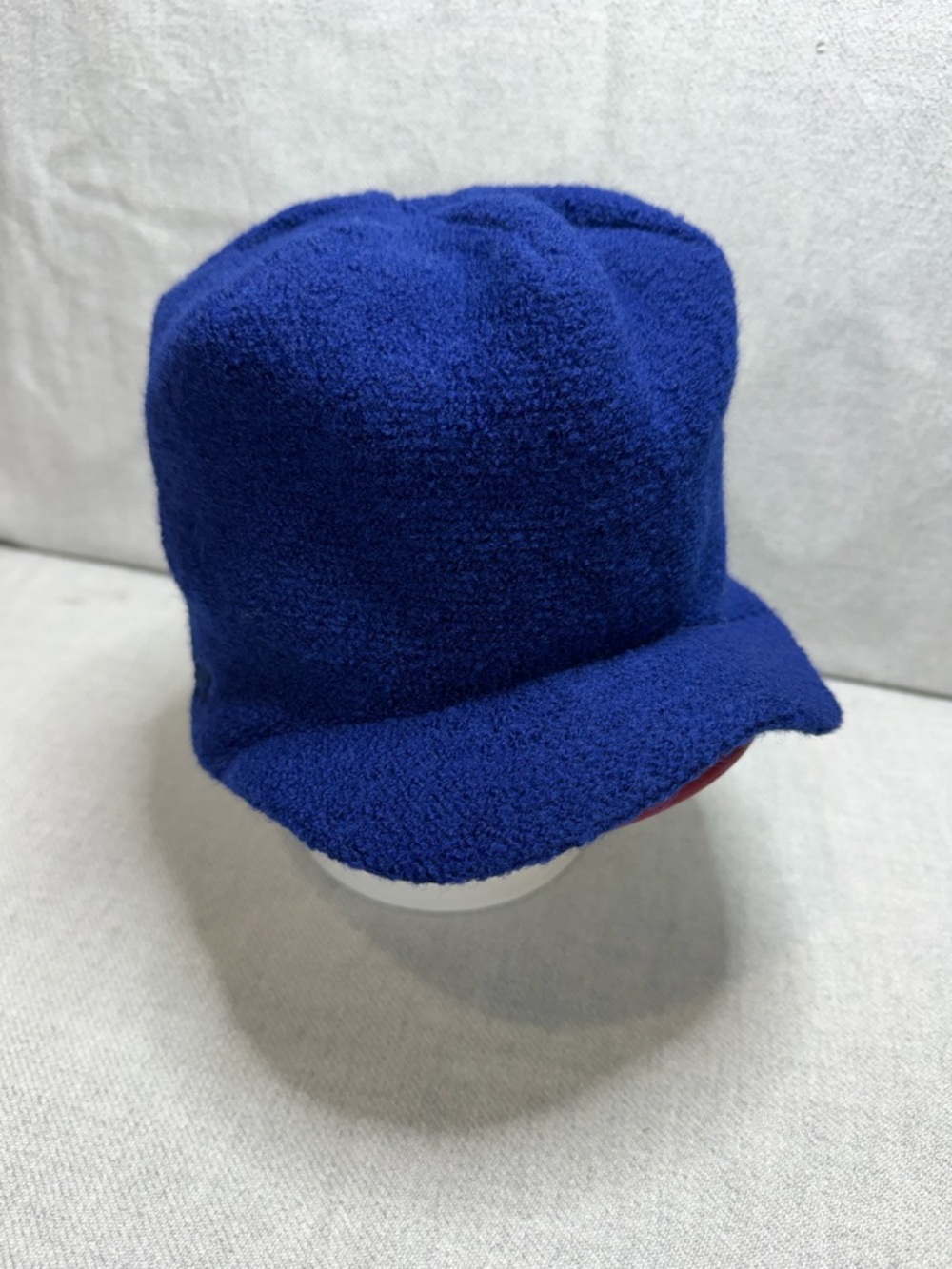 EUC Vintage Ibex Men's Winter Royal Blue 100% Wool Beanie Cap OS